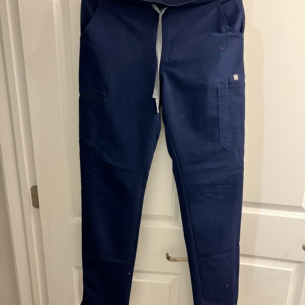 Navy Blue Figs Yola Pants